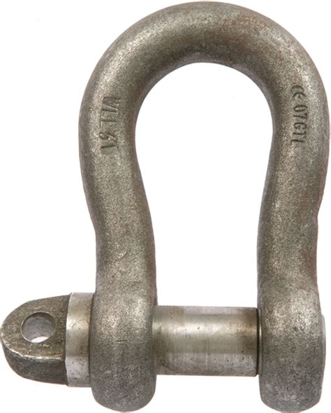 B3552 Galvanised Swl 05 Tons Small Bow Shackle