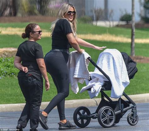 Khloe Kardashian Flaunts Her Post Baby Curves While Pictured With