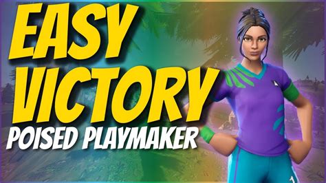 Soccer Skin Chapter Victory Royales Poised Playmaker Gameplay Youtube