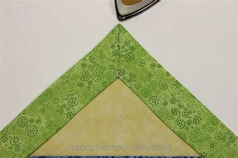 Nancy Zieman The Blog Perfectly Miter Quilt Borders Without The Math