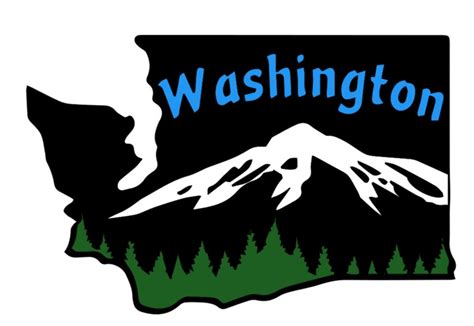 Washington State Svg Multi Layer Vector File Etsy