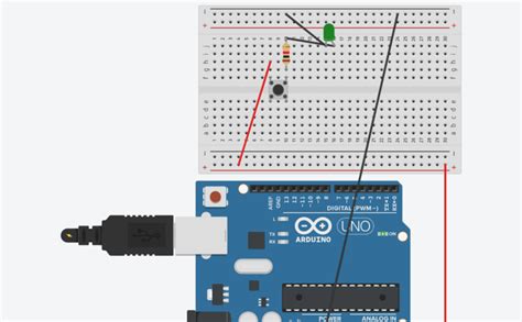 Arduino Push Button Pull Down Resistor