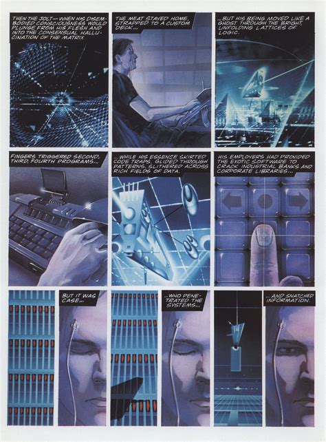 Read Online Marvel Graphic Novel Comic Issue 52 Neuromancer
