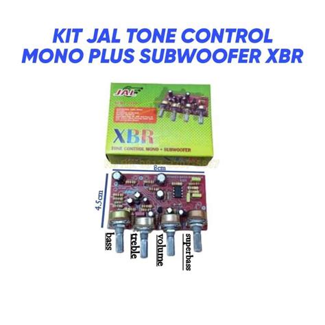 Promo Jal Kit Tone Control Mono Subwoofer Xbr Kit Tc Mono Plus Sub Xbr Lazada Indonesia