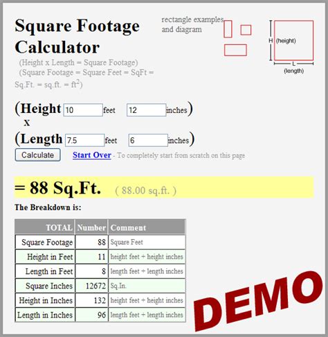 Square Footage Home Square Footage Org