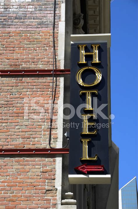Hotel Sign Stock Photo Royalty Free Freeimages