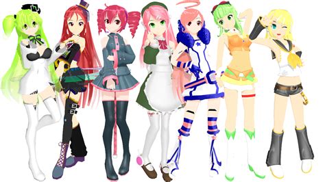 Mmd Rxnxd Vocaloid And Utau Collage So Far By Rinxneruxd On Deviantart