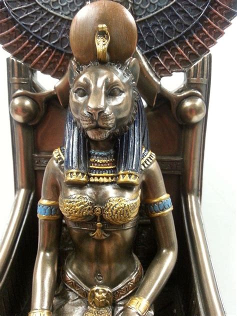 Sekhmet Statue Lioness Sculpture Ancient Egyptian Goddess Br
