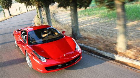 Fond Décran Véhicule Voitures Rouges Voiture De Sport Ferrari