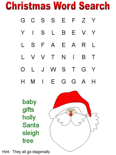 Dltks Template Printing With Images Christmas Word Search