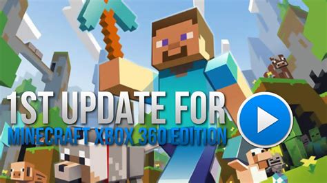 First Update For Minecraft Xbox 360 Edition Youtube
