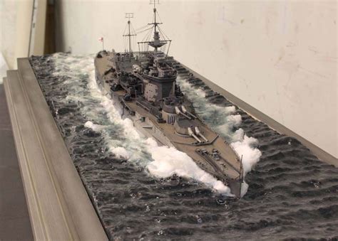 HMS Warspite 1 350 Scale Model Scale Model Ships Warship Model
