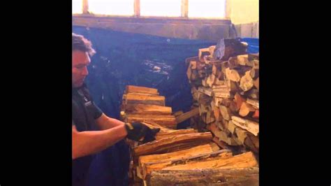 How To Stack Firewood YouTube