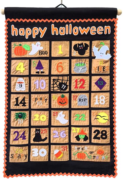 Halloween Countdown Calendar Pockets Of Learning