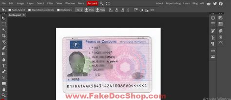 France Driving Licence Template In Psd Format V Fakedocshop