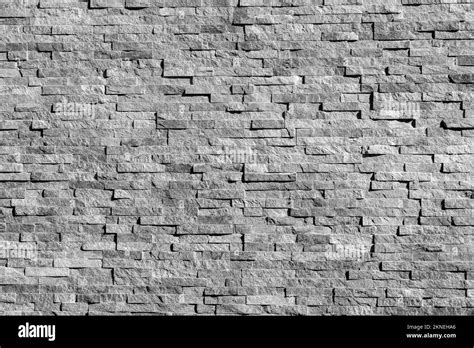 Decorative Stone Wall Background Pattern Grey Modern Seamless Brick