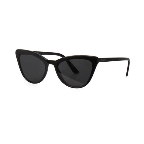 Prada Cat Eye Sunglasses 01v Black Luxity