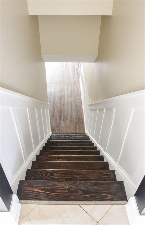 Do It Yourself How To Update And Transform A Basic Basement Staircase