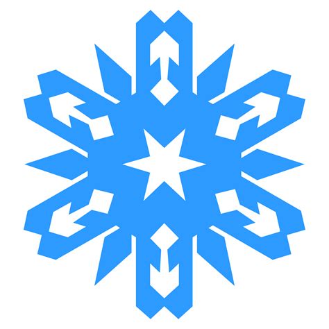 Snowflakes Icon Symbol On Transparent Background 17178388 Png