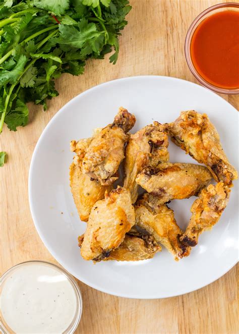 Best ohio fried chicken clean from 96 best images about recipes to try on pinterest. Crispy Air Fried Chicken Wings - Salty Lemon Sister