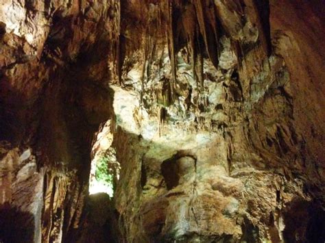 Beautiful Cavern To Discover Stock Image Image Of Stalactite