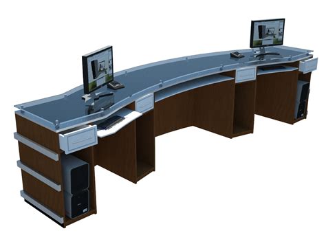 I.Design.Edge.Studio: Reception Counter (3D View Fully Rendered)