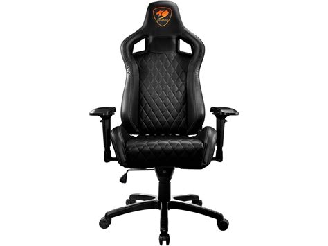 Cougar Armor S Black Luxury Gaming Chair With Breathable Premium Pvc