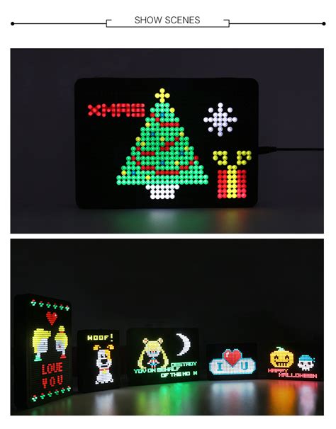 New Products Light Up Diy Message Cinematic Peg Board Light Box Buy
