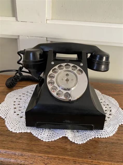 Vintage 1950s Bakelite Gpo Telephone 332f Rotary Dial £3100 Picclick Uk