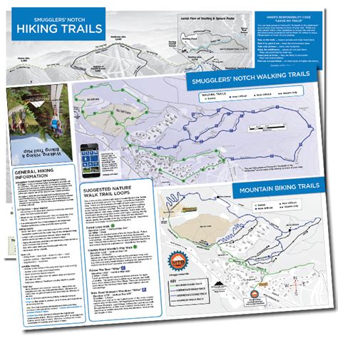 32 Smugglers Notch Trail Map Maps Database Source
