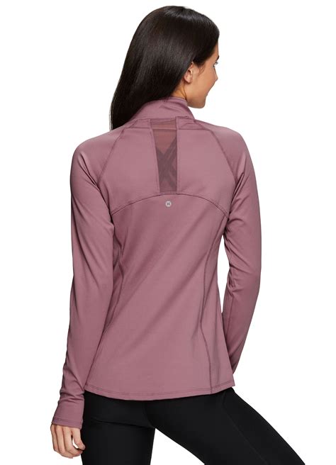 Rbx Rbx Active Women S Athletic Performance Ventilated Mesh Running Full Zip Up Jacket With
