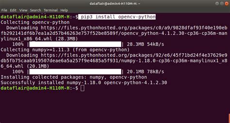 How To Install Opencv Python On Ubuntu Using Pip Dataflair