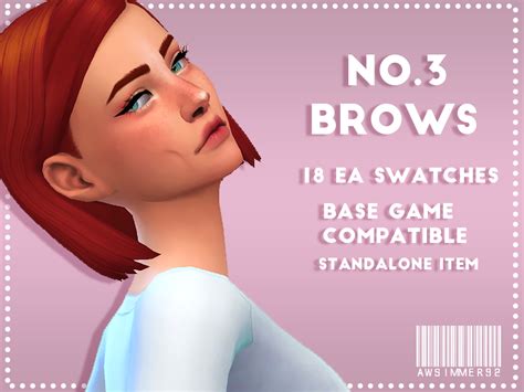 Lana Cc Finds Awsimmer92 Brow Set I Have Been In The Need Of