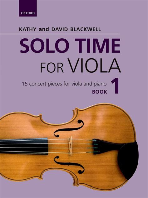 Solo Time For Viola Book 1 Kathy Blackwell Caswells Strings Uk