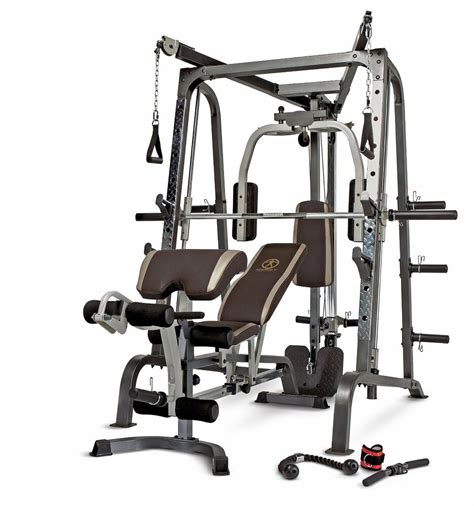 Marcy Deluxe Diamond Elite Smith Cage Home Workout Machine Total Body