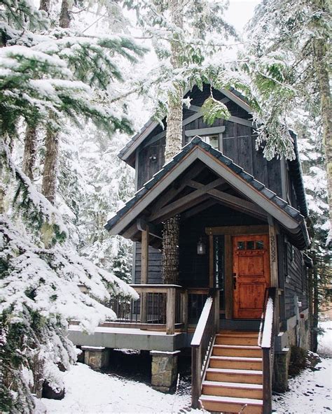 Cozy Log Cabin On Instagram To Appreciate The Beauty Of A Snowflake
