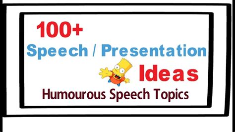 Presentation Topic Ideas 100 Speech And Presentation Ideas Humorous