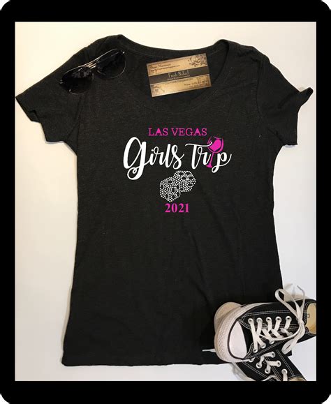 Bling Las Vegas Girls Trip 2021 Shirt Womens New York Tshirts
