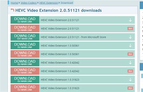 Installer Le Codec Hevc Gratuitement Sur Windows 10 Mxp2