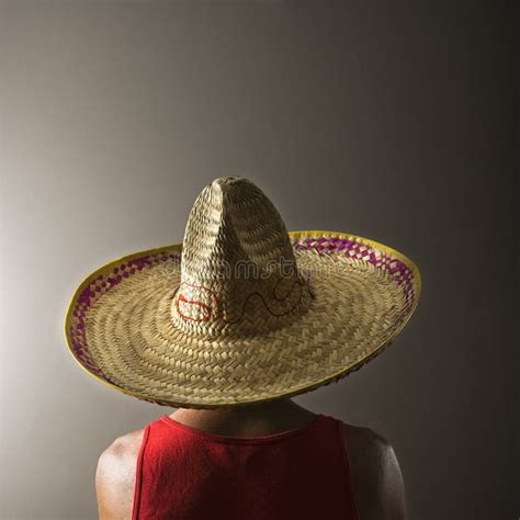 Man Wearing Sombrero Stock Image Image Of Adult Sombrero 2845991