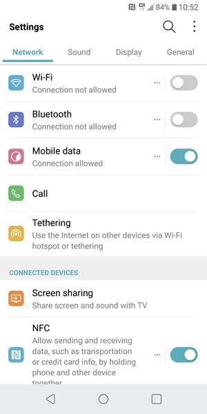 Set Up Internet Lg G6 Android 80 Device Guides