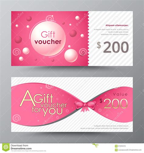 Maybe you would like to learn more about one of these? Plantilla Del Vale De Regalo Tarjeta De La Promoción ...