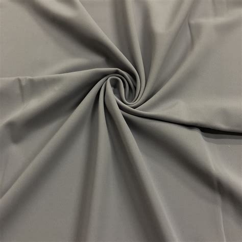 Grey Kira Matte Tricot Spandex Swim Fabric Pine Crest Fabrics