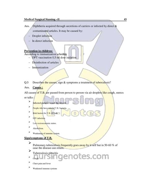 Medical Surgical Nursing Ii Notes Pdf Nursing Nursingnotes