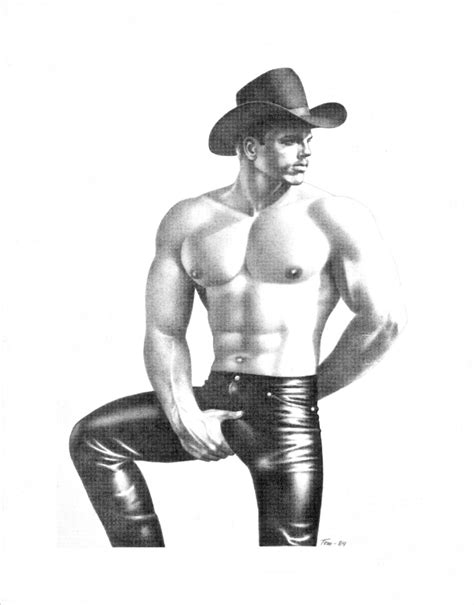 Mature Gay Interest TOM OF FINLAND Cowbabe Art Print On Heavy