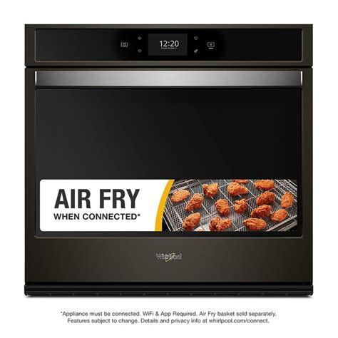 Whirlpool Smart 30 In Self Cleaning Air Fry Convection Smart Single