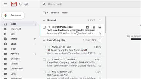 How To Find Unread Emails In Gmail Primary Inbox