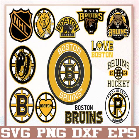 Bundle 13 Files Boston Bruins Hockey Team Svg Boston Bruins Inspire