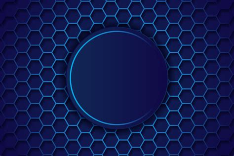 Dark Blue Background Dark Hexagon Carbon Fiber Texture Navy Blue