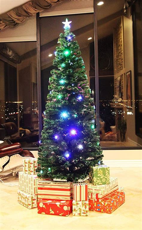 Made from pvc this pine garland provides a green background for the pretty colors. xmasource 7.5 FT Prelit Fiber Optic and Multi Color LED ...
